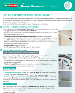 Comment conserver durablement sa façade ? 